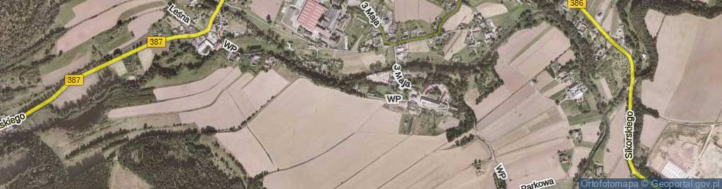 Zdjęcie satelitarne Wojska Polskiego ul.